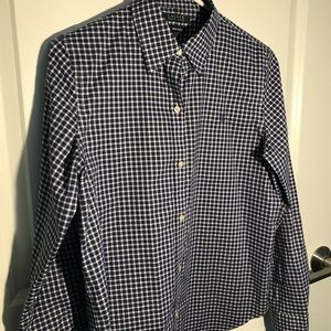 Ralph Lauren No-iron Checkered Button Down